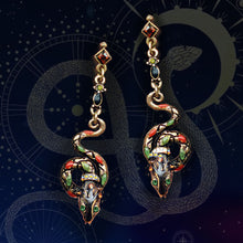 Load image into Gallery viewer, Snake Serpent Earrings E701