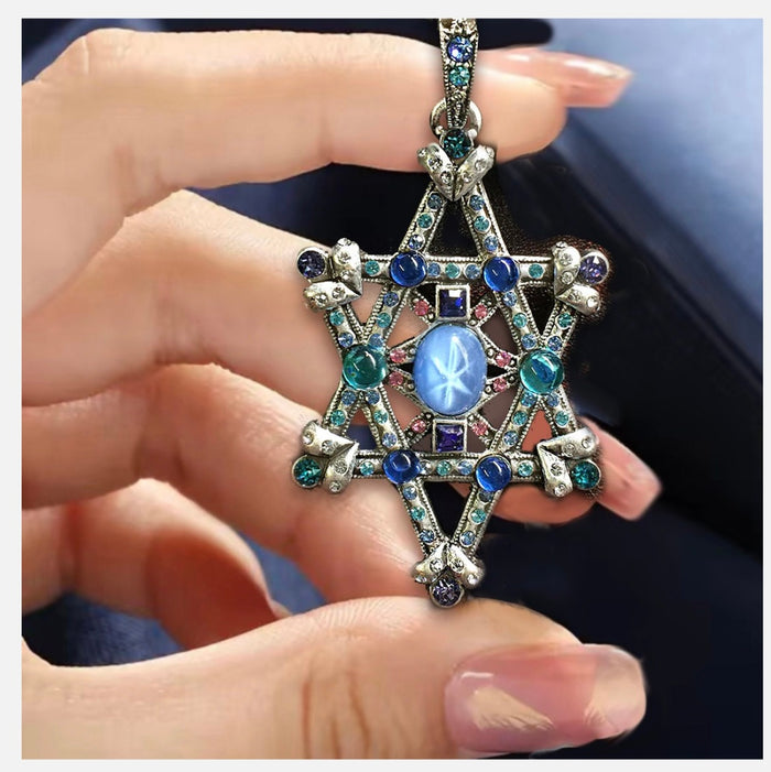 Star of Esther Magen David Necklace for Israel N370