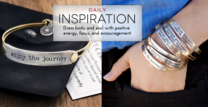 Dream as if you'll live forever Inspirational Message Bracelet BR412