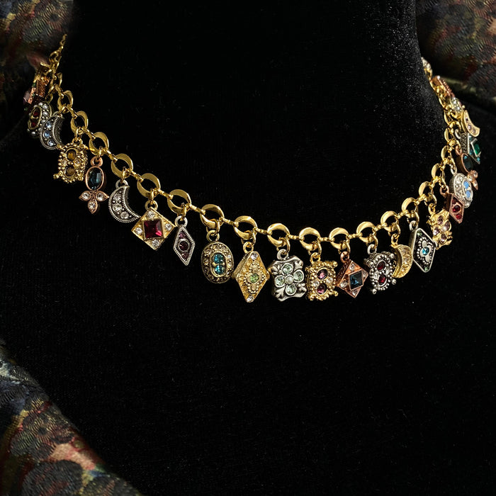 Victorian Charm Necklace and Earrings N107