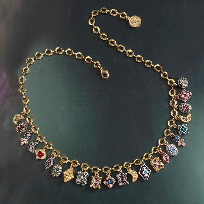 Victorian Charm Necklace and Earrings N107