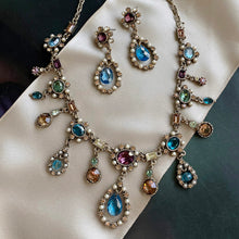 Load image into Gallery viewer, French Regency Royal Tourmaline Necklace N531