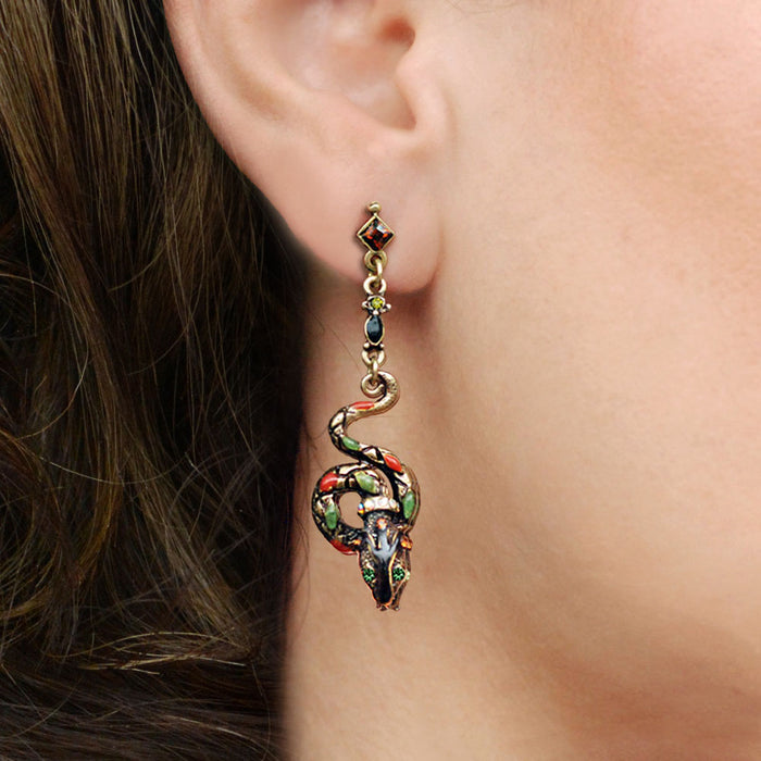 Snake Serpent Earrings E701