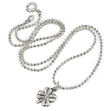 Load image into Gallery viewer, Tiny Clover Charm Necklace N1447