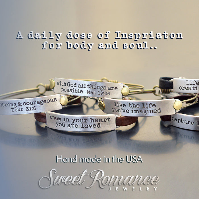 Inspirational Bible Verse Bracelets Christian Bracelets Sweet Romance Sweet Romance Jewelry