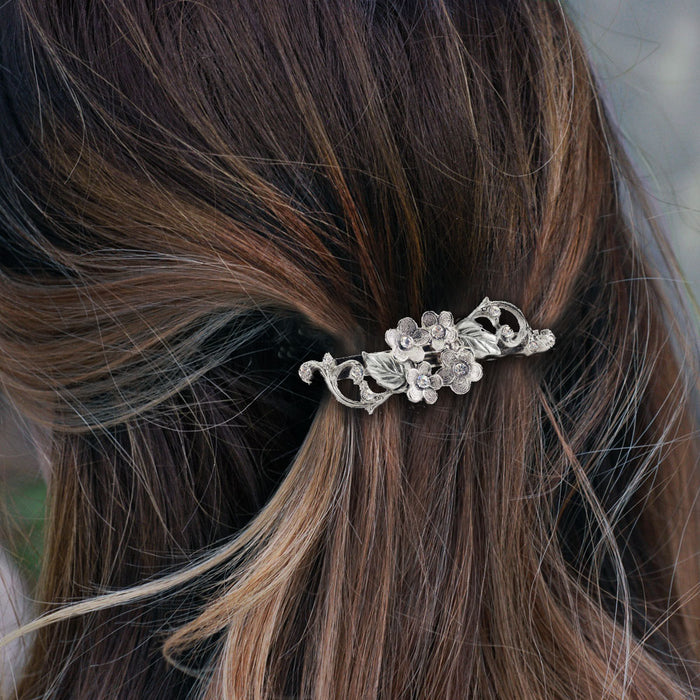 Delicate Victorian Flower Barrette B169