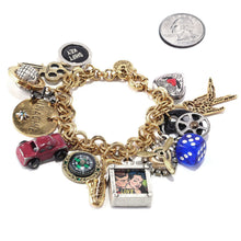 Load image into Gallery viewer, Retro Americana Junk for Joy Charm Bracelet BR145
