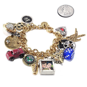Retro Americana Junk for Joy Charm Bracelet BR145