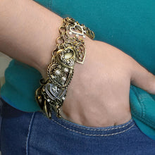 Load image into Gallery viewer, All My Love - Heart Charm &amp; Locket Bracelet BR214