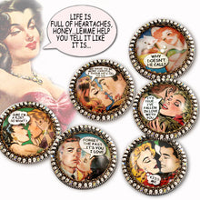 Load image into Gallery viewer, Retro Pulp Romance Comic Book Bracelet