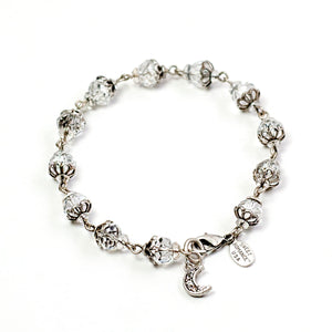 Crystal Bead Linked Bracelet BR546 - sweetromanceonlinejewelry