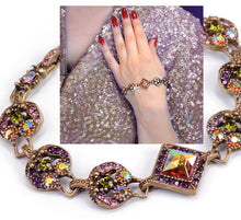 Load image into Gallery viewer, Vintage Midcentury Aurora Glamour Bracelet   BR555