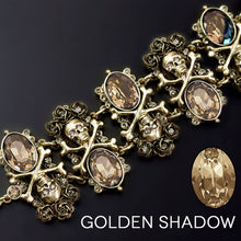 Load image into Gallery viewer, Elvira&#39;s Skulls and Roses Gothic Bracelet