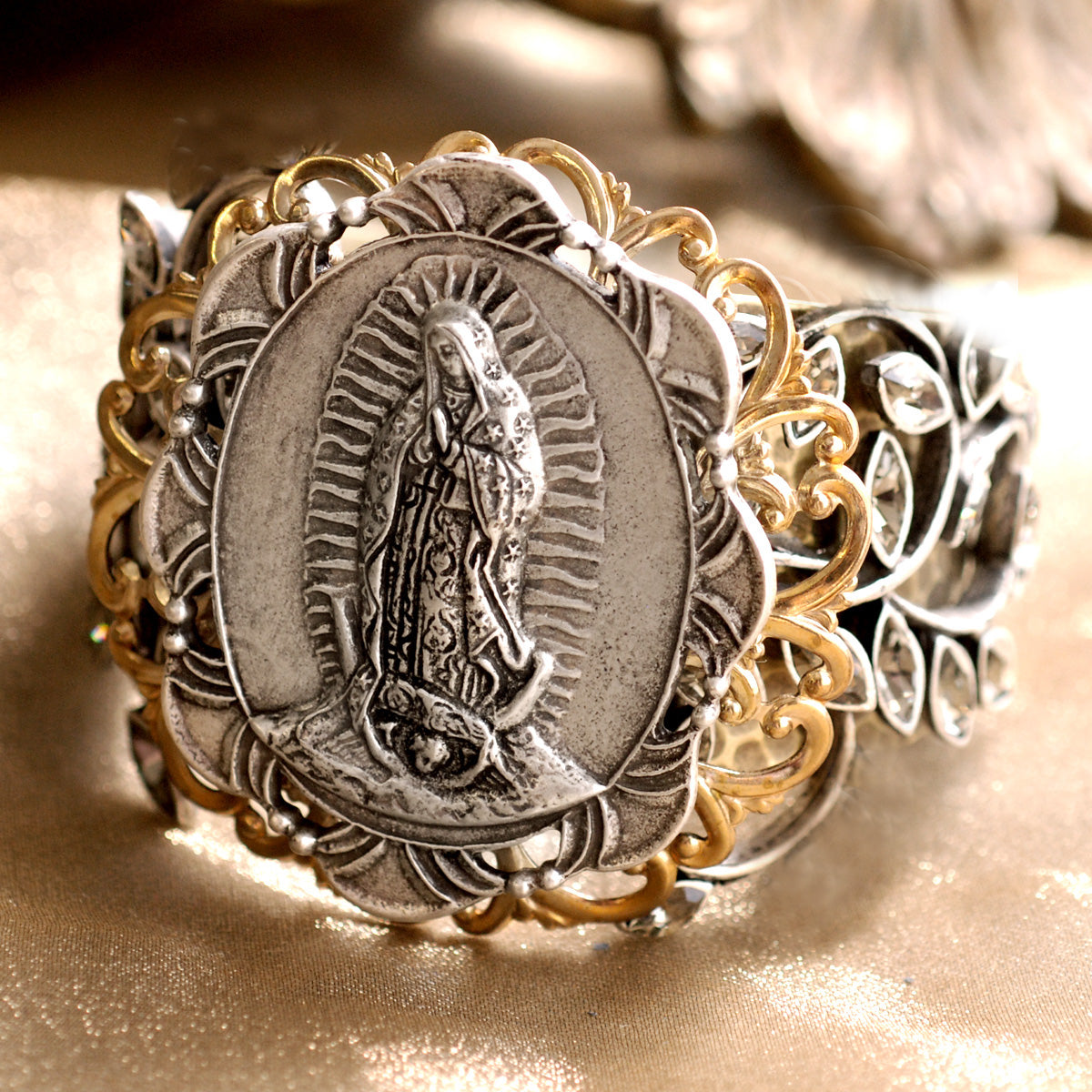Our Lady of Guadalupe Cuff Bracelet BR900