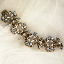 Load image into Gallery viewer, Encrusted Jewels &amp; Pearls Bracelet