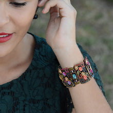 Load image into Gallery viewer, Art Deco Chinese Rose Screen Vintage Bracelet BR999