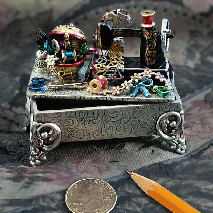 Vintage Sewing Machine Storybox