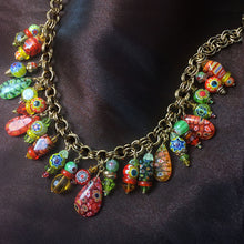 Load image into Gallery viewer, Millefiori Citrus Bead Necklace
