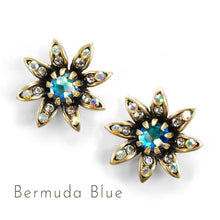 Load image into Gallery viewer, Pink Daisy Retro Flower Earrings E1316