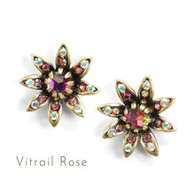 Load image into Gallery viewer, Pink Daisy Retro Flower Earrings E1316