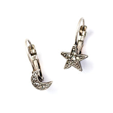 Load image into Gallery viewer, Star &amp; Moon Earrings E1491 - sweetromanceonlinejewelry