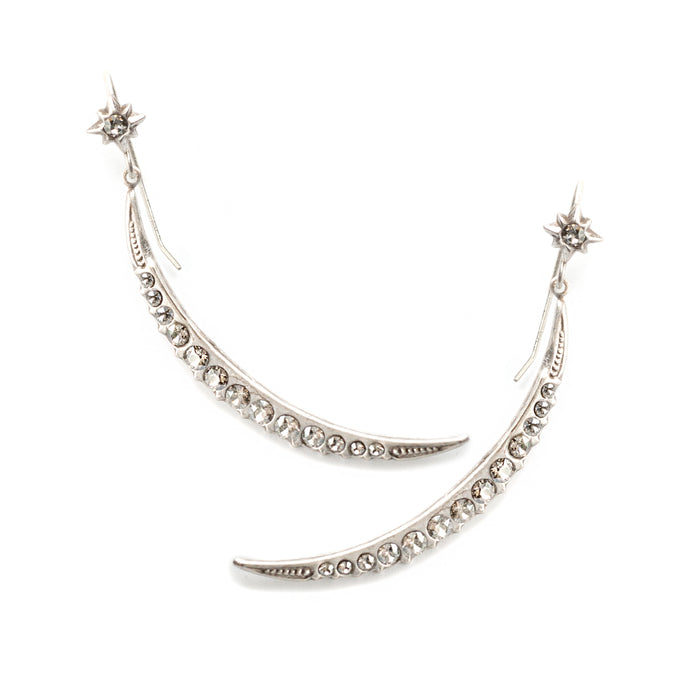 Skinny Half Moon Delicate Earring E1492