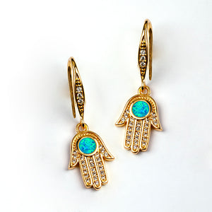 Hamsa Earrings E1502 - sweetromanceonlinejewelry