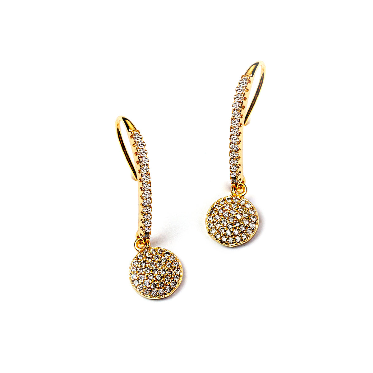 Shimmer Dot Earrings E1509 - sweetromanceonlinejewelry