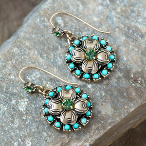 Dogwood Blossom Bracelet and Earrings Set