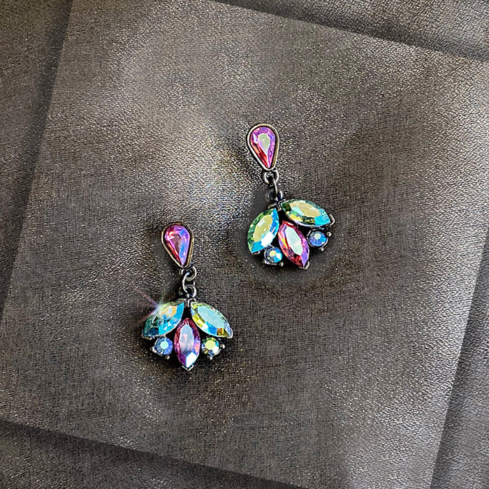 Vintage Aurora Borealis Earrings  E177