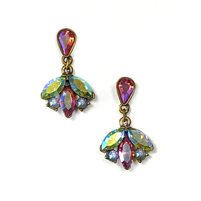 Vintage Aurora Borealis Earrings  E177