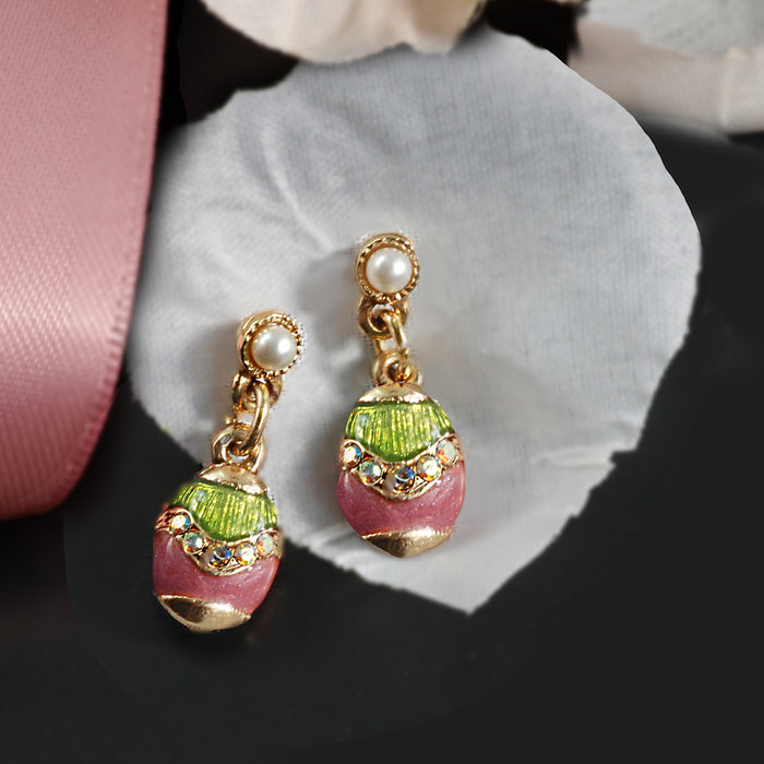 Little Enamel Easter Egg Earrings E201