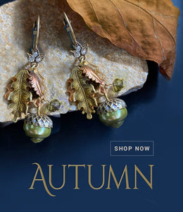 Autumn Leaves & Acorn Earrings  E648L