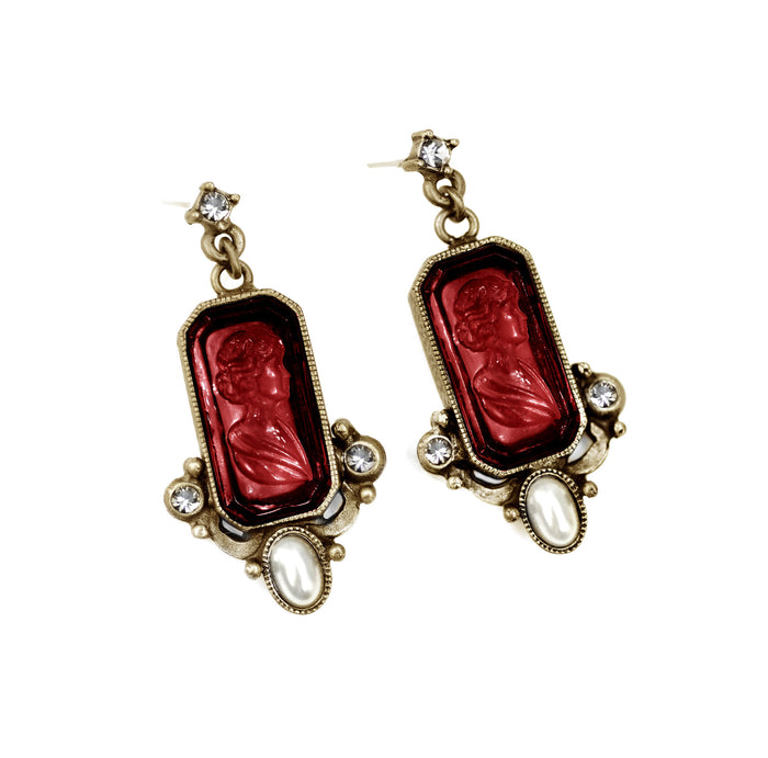 Daphne Intaglio Earrings E909