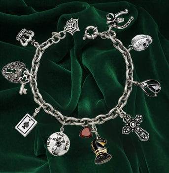 Elvira's Gothic Amulets Charm Bracelet