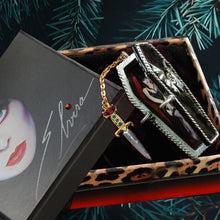 Load image into Gallery viewer, Elvira&#39;s Coffin Stash Box Locket Necklace  EL_BX100
