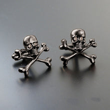 Load image into Gallery viewer, Elvira&#39;s Limited Edition Skull Cufflinks EL_CL100