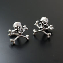 Load image into Gallery viewer, Elvira&#39;s Limited Edition Skull Cufflinks EL_CL100