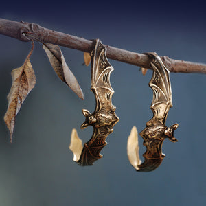 Elvira's Bat Hoop Earrings EL_E103