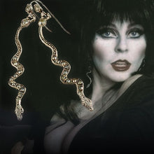 Load image into Gallery viewer, Elvira&#39;s Serpent Earrings