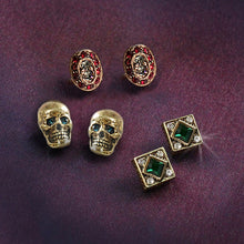 Load image into Gallery viewer, Elvira&#39;s Gothic Earring Trio