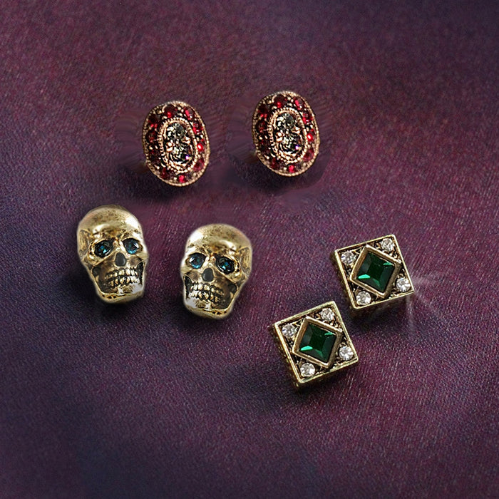 Elvira's Gothic Earring Trio