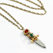 Load image into Gallery viewer, Elvira&#39;s Dagger Necklace EL_N105 - sweetromanceonlinejewelry