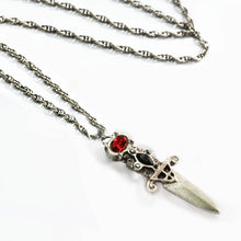 Load image into Gallery viewer, Elvira&#39;s Dagger Necklace EL_N105 - sweetromanceonlinejewelry