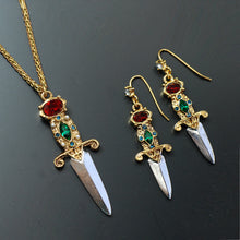Load image into Gallery viewer, Elvira&#39;s Dagger Necklace EL_N105 - sweetromanceonlinejewelry