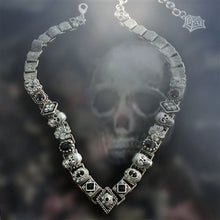 Load image into Gallery viewer, Elvira&#39;s Gothic Jewel Collar Necklace