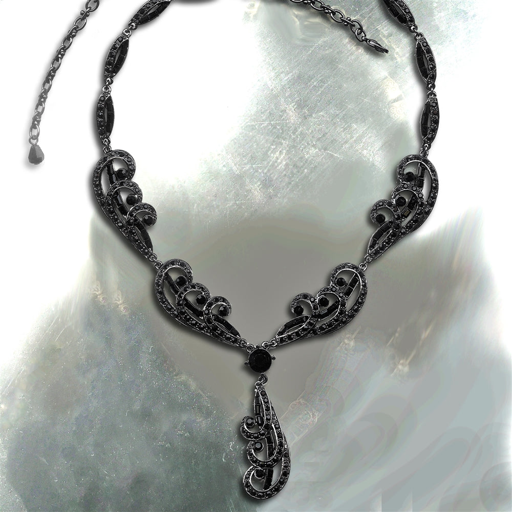Elvira's Spellbound Crystal Necklace