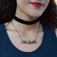 Load image into Gallery viewer, Elvira&#39;s Vampire Bat Necklace