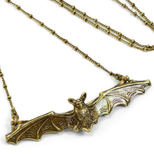 Load image into Gallery viewer, Elvira&#39;s Vampire Bat Necklace EL_N119