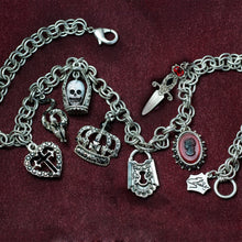 Load image into Gallery viewer, Elvira&#39;s Goth Queen Charm Necklace EL_N697